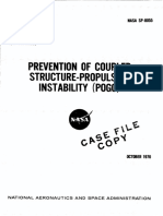 Prevention of Coupled Instability (POGO) Structure-Propulsion