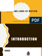 Force and Laws of Motion