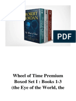 Wheel of Time Premium Boxed Set I: Books 1-3 (The Eye of The World, The Great Hunt, The Dragon Reborn) - Robert Jordan