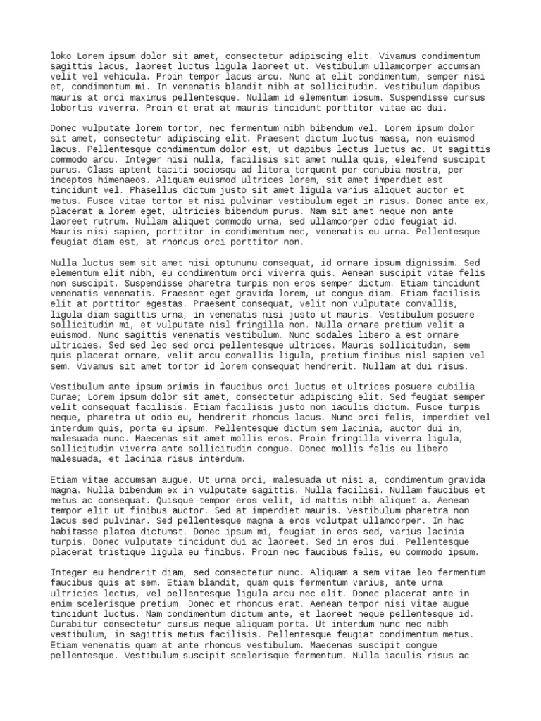 Comprehensive Lorem Ipsum Guide | PDF | Cooking, Food & Wine