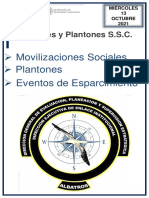 Previsiones y Plantones S.S.C.: Movilizaciones Sociales Plantones Eventos de Esparcimiento