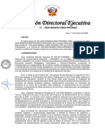 Resolucion Directoral Ejecutiva N 071 2020 Minedu Vmgi Pronied