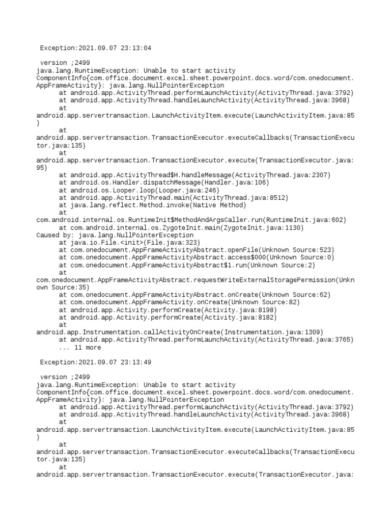 Yozo Log | PDF | Java (Programming Language) | Android (Operating System)