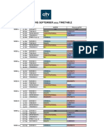Fe1 June-September 2021 Timetable: Week 1 PH PH