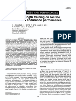 Effects of Strength Training On Lactate Threshold.14