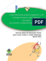 Documento Orientador Gestión Del Talento Humano