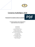 Consenso Audiológico 2018 Argentina