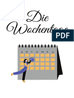 Die Wochentage