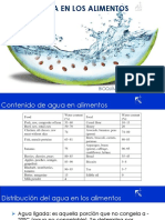 Agua en Los Alimentos