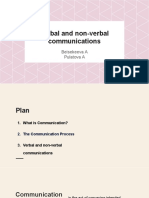 Verbal and Non-Verbal Communications: Beisekeeva A Pulatova A