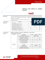 Módulo SFP Gpon LR 1490Nm Sc-Upc: Descripción