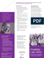 Introducing The Disability Law Clinic: What We Do Partnering With Advocacy Access