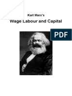 Wage Labour and Capital: Karl Marx's
