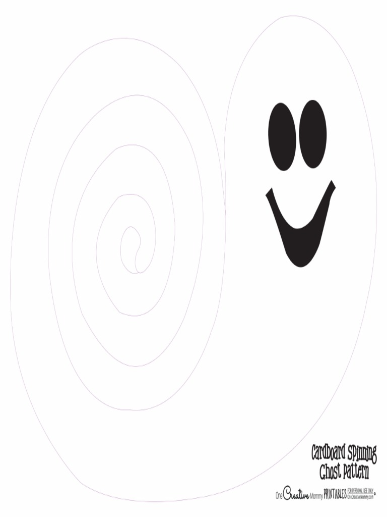 Halloween Spinning Ghosts | PDF