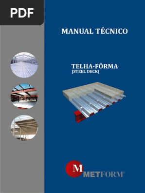 Manual Técnico de Laje Steel Deck | PDF | Viga | Estresse (Mecânica)