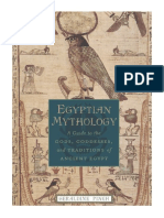 Egyptian Mythology: A Guide To The Gods, Goddesses, and Traditions of Ancient Egypt - Geraldine Pinch