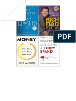 No Limits John Maxwell (Hardcover), Rich Dad Poor Dad, Money Know More Make More Give More, Building A StoryBrand 4 Books Collection Set