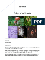 Module 8-Origin of Biodiversity
