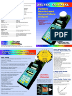 Portable Near-Infrared Octane/Cetane Analyzer: Zeltex Zx-101Xl