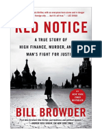 Red Notice: A True Story of High Finance, Murder, and One Man's Fight For Justice - Bill Browder