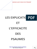 Les Explications Et l Efficacite Des Psaumes