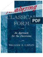 William e Caplin Analyzing Classical Form