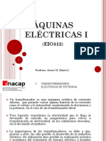 MAQUINAS ELECTRICAS I -C1-Transformadores electricos de potencia
