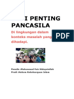 Arti Penting Pancasila