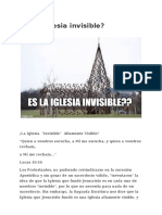 ¿Es La Iglesia Invisible