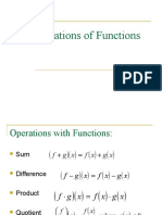 Combinations of Functions