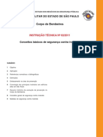 Leitura Recomendada - IT-SP 02 2011 - Conceitos Básicos de Segurança Contra Incêndio