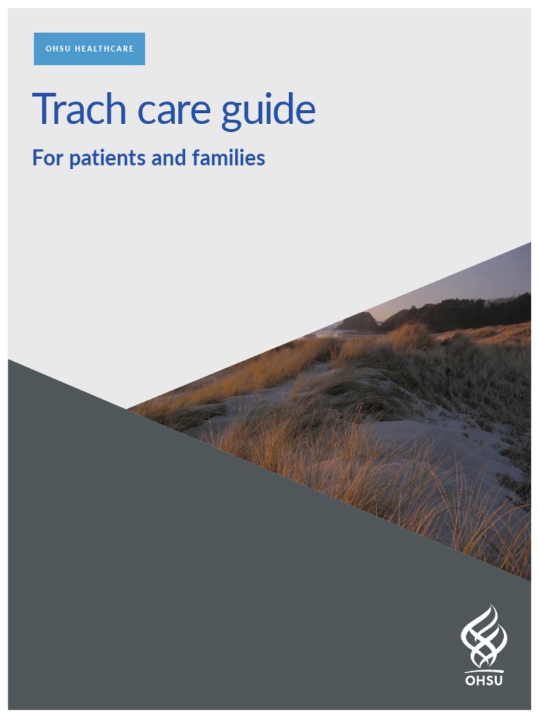 OHSU Trach Care Guide PDF Respiratory Tract Medical Specialties