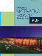 Matematika Ekonomi untuk Analisis Bisnis
