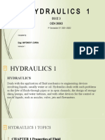 IM BSCE 3 - Hydraulics 1 Chapter 1 2021-2022