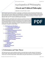 SEP - Perfectionism in Moral and Political Philosophy