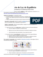 Laboratorio de Ley de Equilibrio