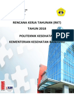 Rencana Kerja Tahunan (RKT) TAHUN 2018 Politeknik Kesehatan Kementerian Kesehatan Bandung