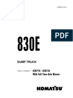 Shop Manual 830E Full Axle Blower A30710-A30732