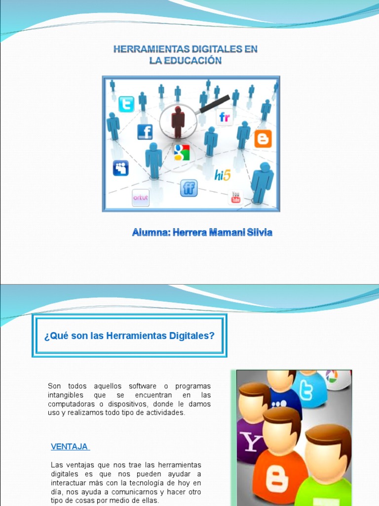 Herramientas Digitales para La Educacion | PDF | Streaming Media | Red ...