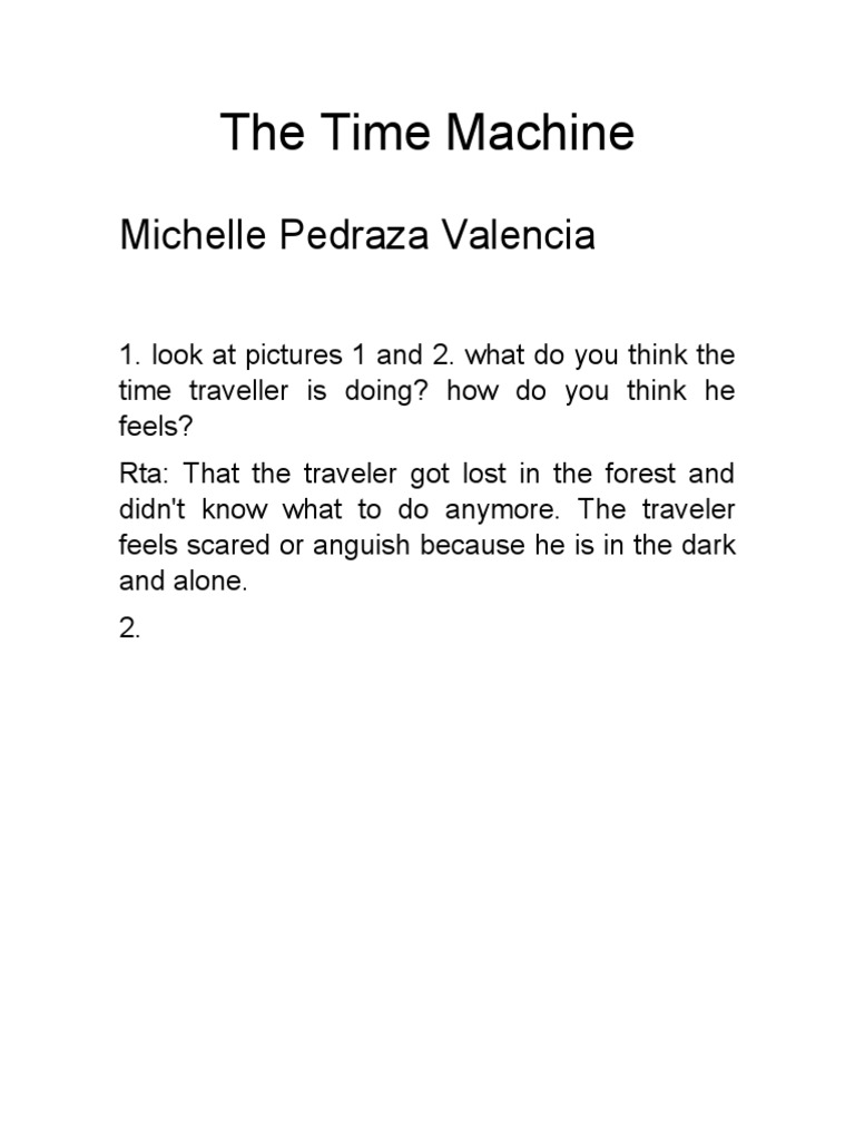 The Time Machine | PDF | Poetry