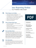 Compliance Reporting Hotline