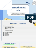 Electrochemical Cells: Estido - Fabros - Funtalva - Golondrina - Hipolito - Lampa