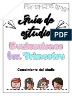 Guia de Estudio. Conocimiento Del Medio. Evaluaciones 1er Trimestre