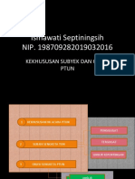 Kekhususan Subjek Dan Objek PTUN