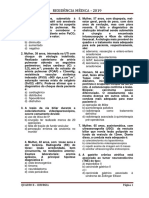 Residência Médica - Provas de Cirurgia