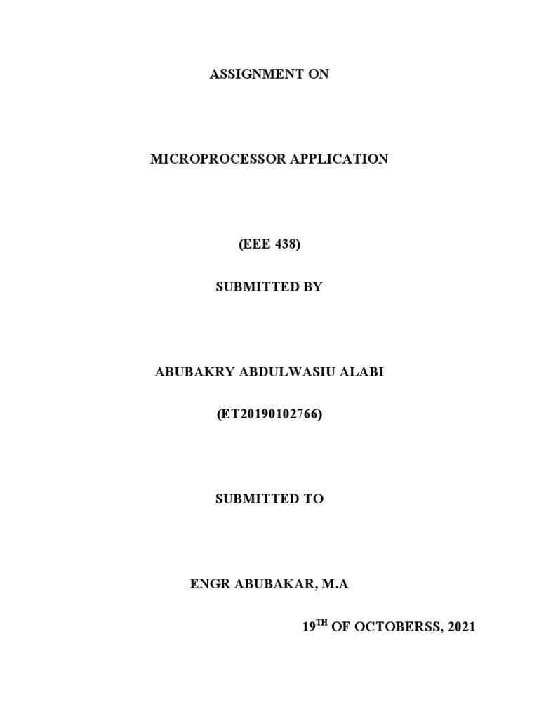 Assignment On | PDF | Input/Output | Computer Monitor