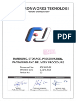 SQP-LOG-02 - R0 - Handling Storage Preservation Packaging & Delivery Procedure