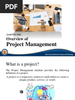 Chapter 1 Overview of Project Management