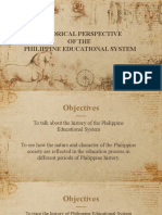 Historical Perspective of Philippine Education - Final