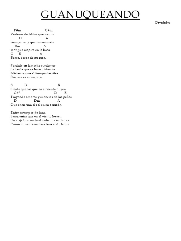 GUANUQUEANDO | PDF